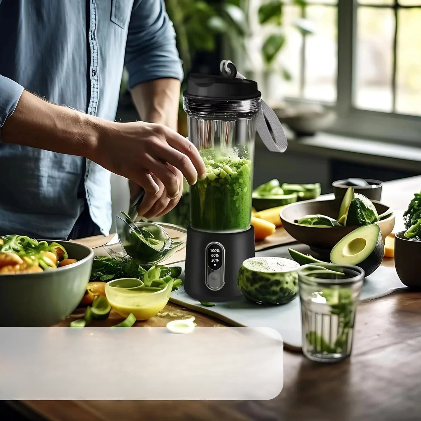 Blender Portable Rechargeable – Smoothies Partout, Tout le Temps